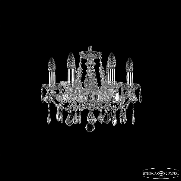 Подвесная люстра Bohemia Ivele Crystal 1413/6/141 Ni Leafs