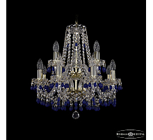 Подвесная люстра Bohemia Ivele Crystal 1410/8+4/160/2d G V3001