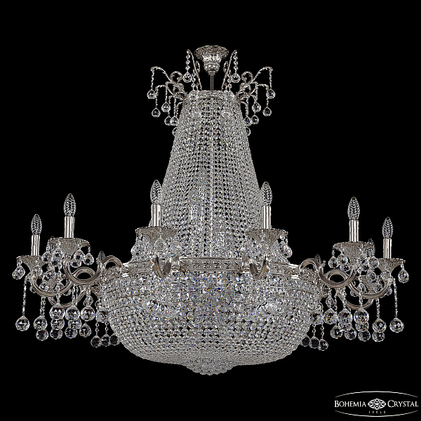 Потолочная люстра Bohemia Ivele Crystal 2228H201/12/123IV/Y1 Ni