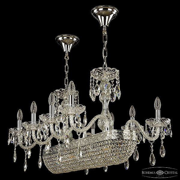 Подвесная люстра Bohemia Ivele Crystal 1452/8/195/800 Ni