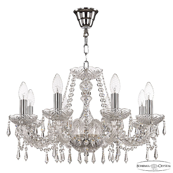 Подвесная люстра Bohemia Ivele Crystal 104/8/195 Ni