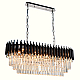 Подвесная люстра Natali Kovaltseva DARIAN 76017/8C CHROME BLACK