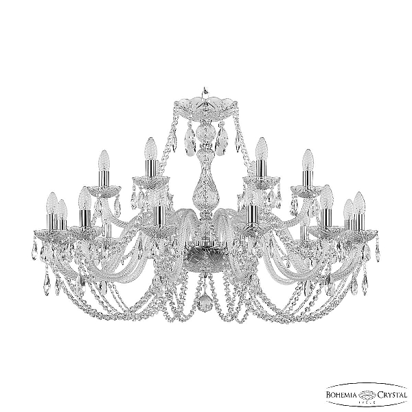 Подвесная люстра Bohemia Ivele Crystal 101/12+6/360 Ni