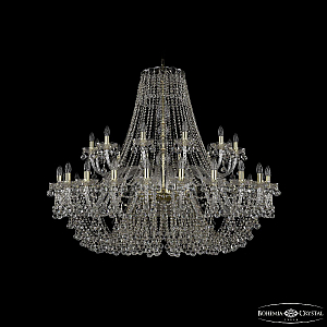 Подвесная люстра Bohemia Ivele Crystal 1409/24+12/530 G