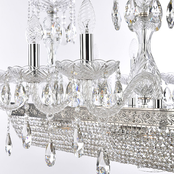 Подвесная люстра Bohemia Ivele Crystal 1452/8/195/800 Ni
