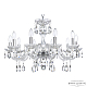 Подвесная люстра Bohemia Ivele Crystal 117/10/240 Ni
