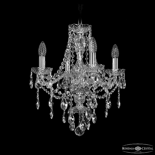 Подвесная люстра Bohemia Ivele Crystal 1415/4/141 Ni