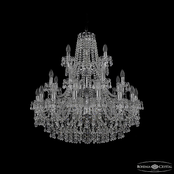 Подвесная люстра Bohemia Ivele Crystal 1410/16+8+4/300/3d Ni V0300