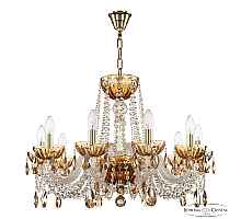 Подвесная люстра Bohemia Ivele Crystal 5402/10/240 G Amber/M-1H K721