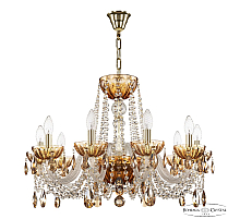 Подвесная люстра Bohemia Ivele Crystal 5402/10/240 G Amber/M-1H K721