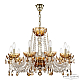 Подвесная люстра Bohemia Ivele Crystal 5402/10/240 G Amber/M-1H K721