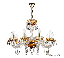 Подвесная люстра Bohemia Ivele Crystal 5417/10/240 G Amber/M-1H