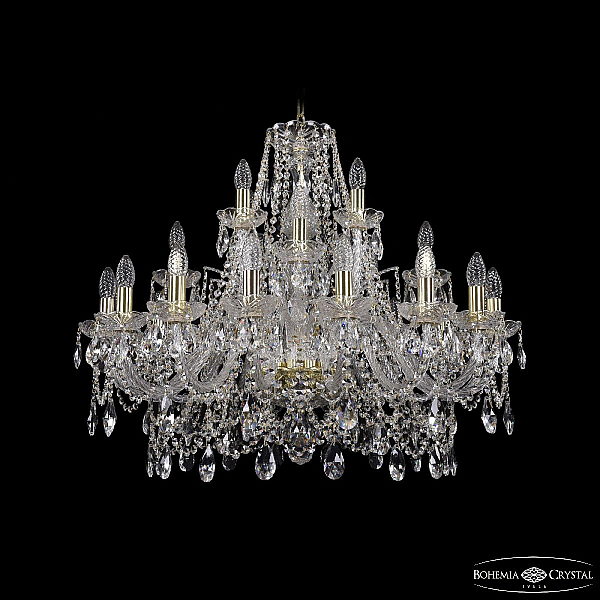 Подвесная люстра Bohemia Ivele Crystal 1411/16+8+4/300 G