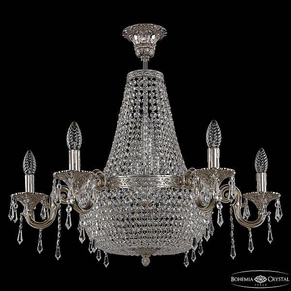 Потолочная люстра Bohemia Ivele Crystal 2205H203/6/70IV Ni Drops