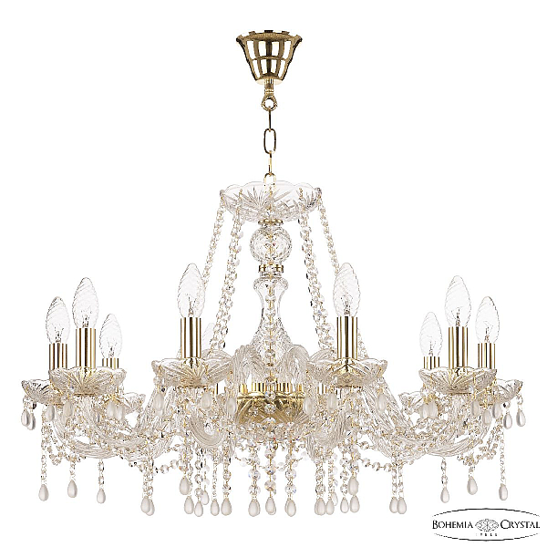 Подвесная люстра Bohemia Ivele Crystal 112/10/240 G V0300