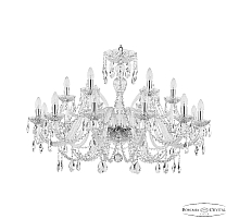 Подвесная люстра Bohemia Ivele Crystal 105/12+6/360 Ni