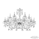 Подвесная люстра Bohemia Ivele Crystal 105/12+6/360 Ni