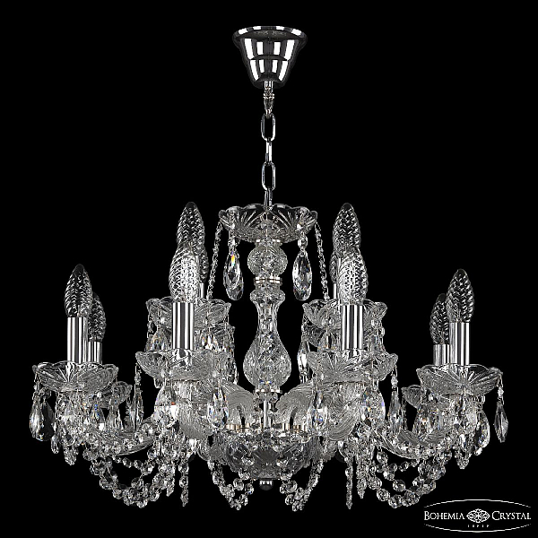 Подвесная люстра Bohemia Ivele Crystal 119/8+4/200 Ni