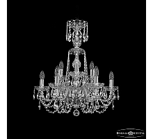 Подвесная люстра Bohemia Ivele Crystal 1402/6+3/195/XL-64 Ni