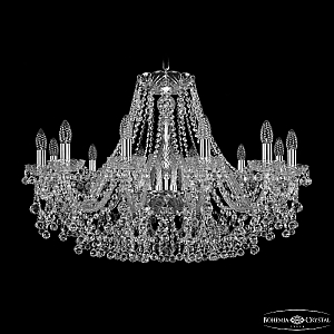 Подвесная люстра Bohemia Ivele Crystal 1409/12/300 Ni