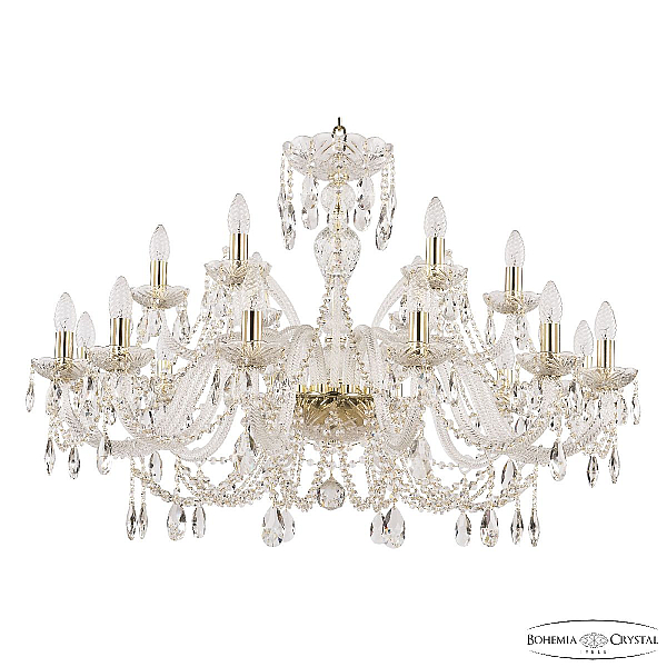 Подвесная люстра Bohemia Ivele Crystal 105/12+6/360 G