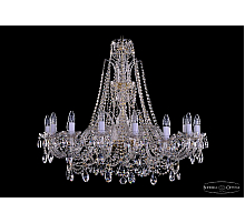 Подвесная люстра Bohemia Ivele Crystal 1411/16/360/XL-87 G