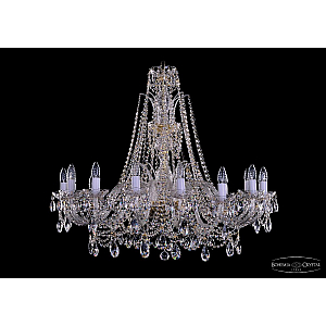 Подвесная люстра Bohemia Ivele Crystal 1411/16/360/XL-87 G