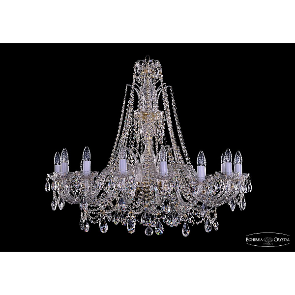 Подвесная люстра Bohemia Ivele Crystal 1411/16/360/XL-87 G