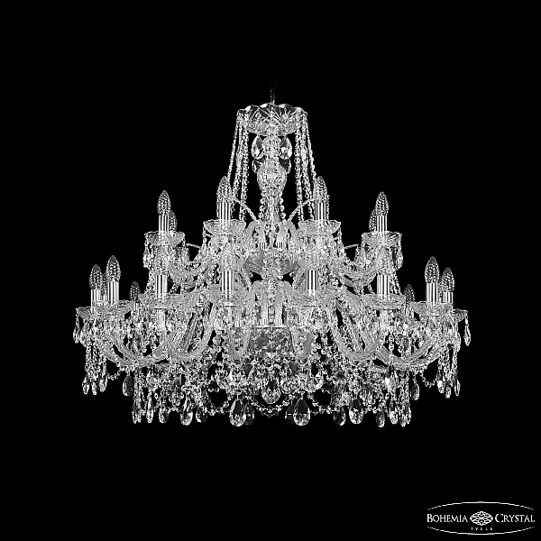 Подвесная люстра Bohemia Ivele Crystal 1411/16+8/360/2d Ni