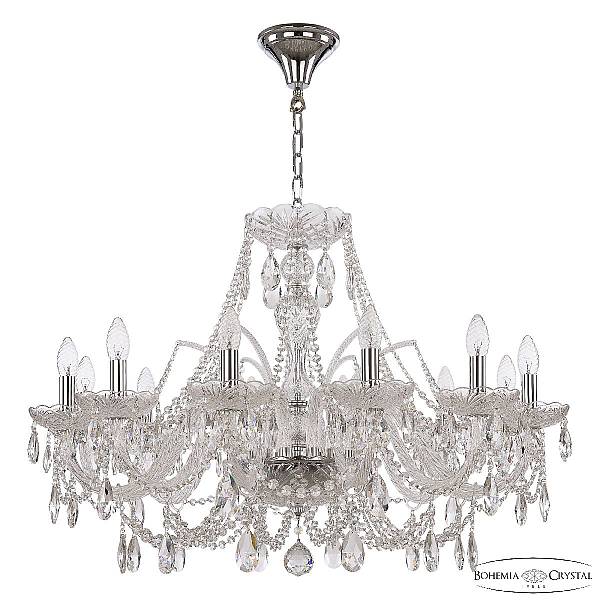 Подвесная люстра Bohemia Ivele Crystal 105/12/300 Ni