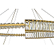 Подвесная люстра Arti Lampadari Carini L 1.5.80+100.101 G