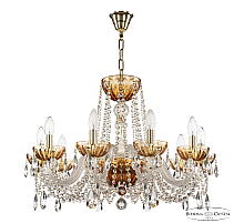 Подвесная люстра Bohemia Ivele Crystal 5402/10/240 G Amber/M-1H