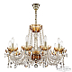 Подвесная люстра Bohemia Ivele Crystal 5402/10/240 G Amber/M-1H