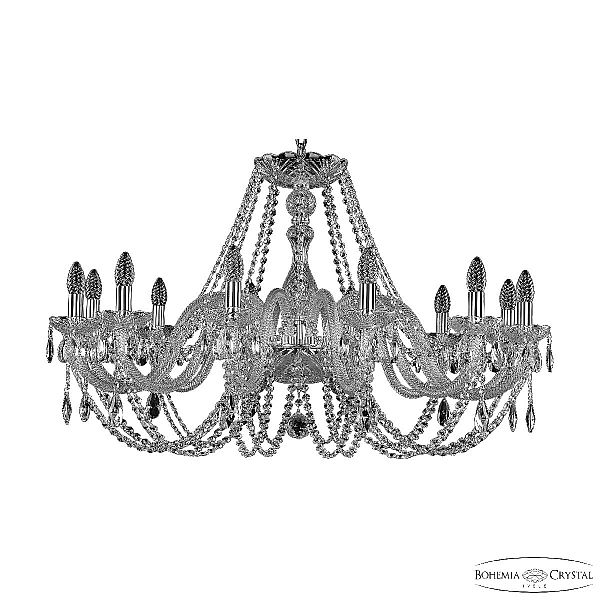 Подвесная люстра Bohemia Ivele Crystal 101/12/360 Ni