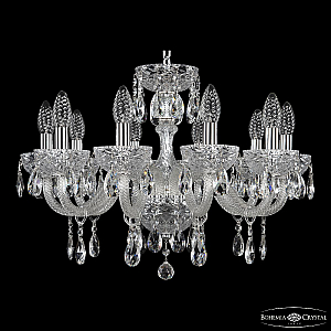 Подвесная люстра Bohemia Ivele Crystal 5417/10/195 Ni Clear/M-1F