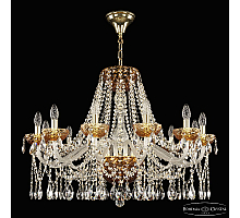 Подвесная люстра Bohemia Ivele Crystal 5413/12/300 G Amber/M-1F