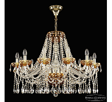 Подвесная люстра Bohemia Ivele Crystal 5413/12/300 G Amber/M-1F