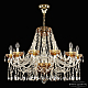 Подвесная люстра Bohemia Ivele Crystal 5413/12/300 G Amber/M-1F