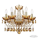 Подвесная люстра Bohemia Ivele Crystal 5413/6/141 G Amber/M-1H K777