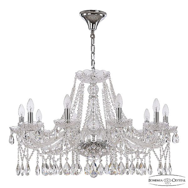 Подвесная люстра Bohemia Ivele Crystal 1413/10/300 Ni