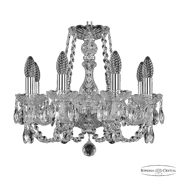 Подвесная люстра Bohemia Ivele Crystal 101/8/141 Ni