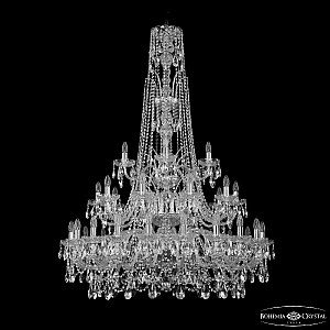 Подвесная люстра Bohemia Ivele Crystal 1411/20+10+5/400/XL-155/3d Ni