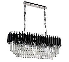 Подвесная люстра Natali Kovaltseva DARIAN 76017/8C CHROME BLACK