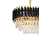 Подвесная люстра Lumina Deco Mazini LDP 6003-800-PR BK+F.GD