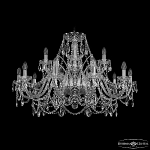 Подвесная люстра Bohemia Ivele Crystal 1411/10+5/360 Ni