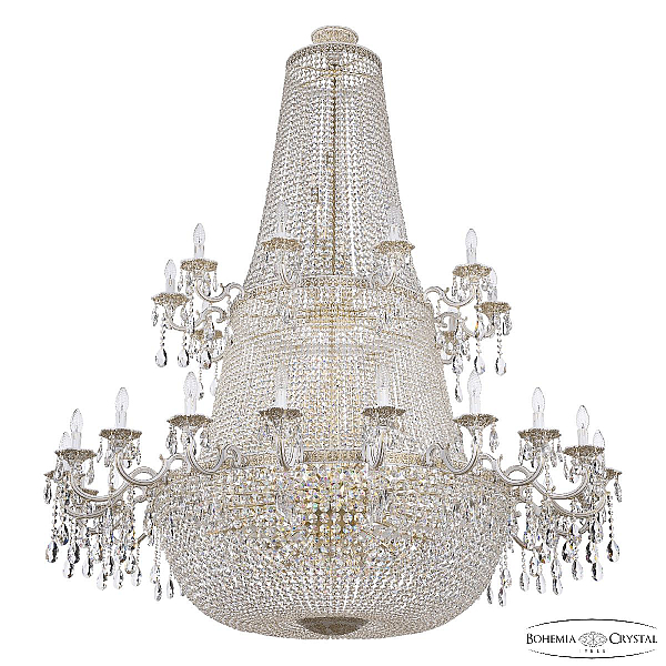 Подвесная люстра Bohemia Ivele Crystal AL2210H201/20+10/162FL/2D/Y1 AGB