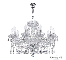 Подвесная люстра Bohemia Ivele Crystal 5413/10/240 Ni Clear/M-1F