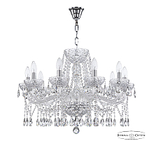 Подвесная люстра Bohemia Ivele Crystal 5413/10/240 Ni Clear/M-1F