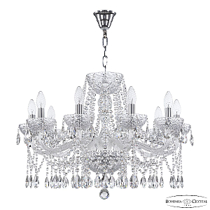 Подвесная люстра Bohemia Ivele Crystal 5413/10/240 Ni Clear/M-1F