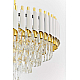 Подвесная люстра Lumina Deco Funneli LDP 6003-500 WT+F.GD
